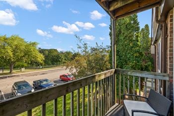 Private balcony and patio